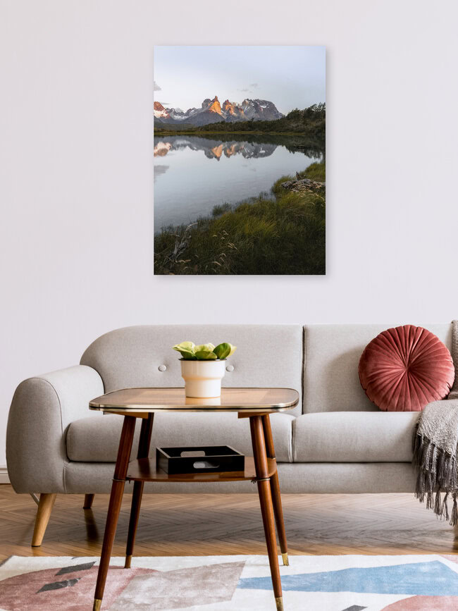 Los Cuernos, Chile, Chile – Fotokunst von Reiner Hofer als Poster oder Acrylglasbild
