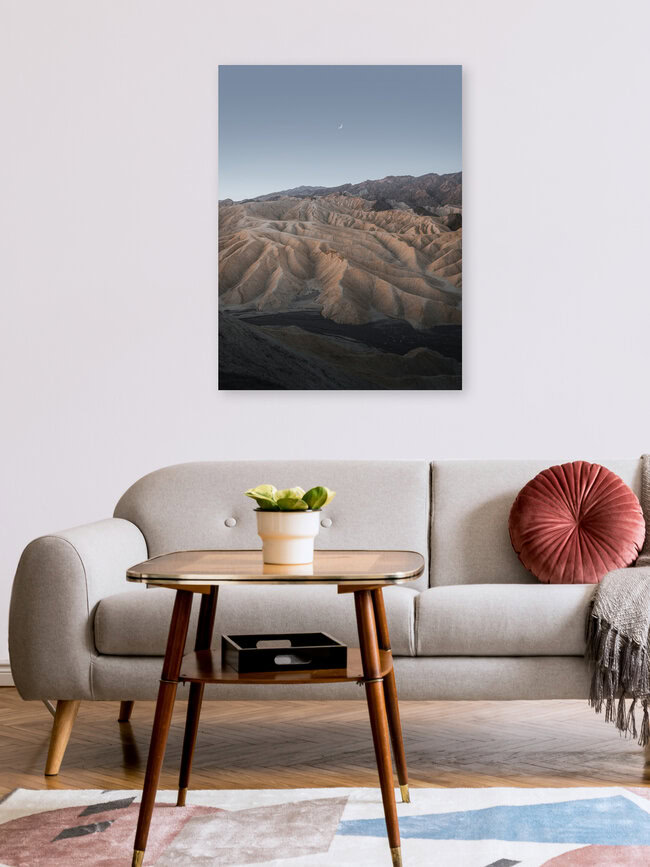 Zabriskie Point, Kalifornien, Vereinigte Staaten – Fotokunst von Reiner Hofer als Poster oder Acrylglasbild
