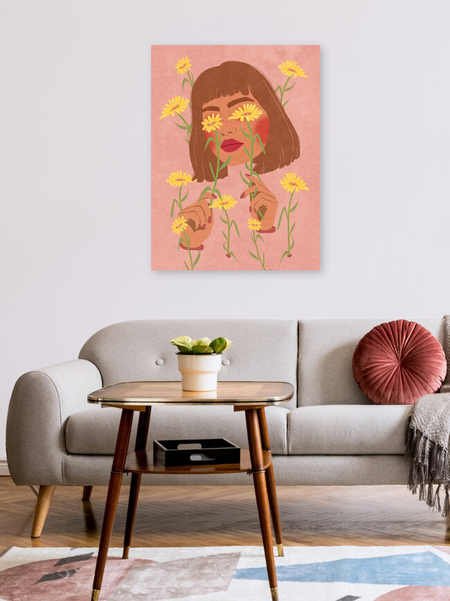 Wandbild 'All I see is Flowers' – Kunst von Raissa Oltmanns als Poster oder Acrylglasbild