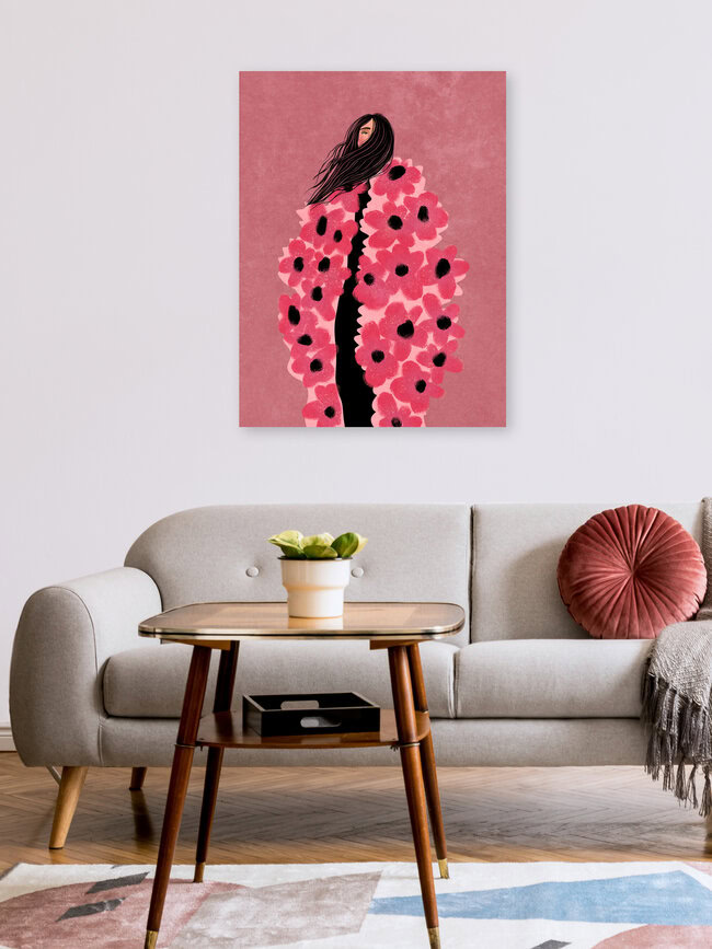 Wandbild 'Covered in Flowers' – Kunst von Raissa Oltmanns als Poster oder Acrylglasbild