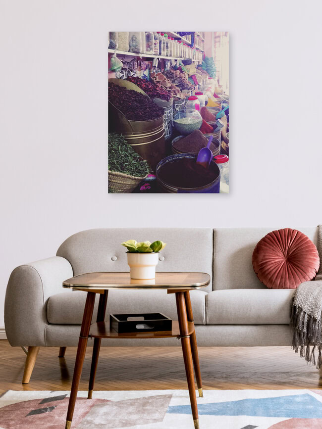 Gewürze Marrakesch, Morocco – wall art by Nicole Mertens as Poster or Acrylic Glass Print