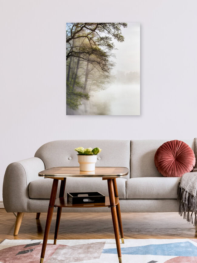 Morgens am See, Deutschland – Fotokunst von Jake Playmo als Poster oder Acrylglasbild
