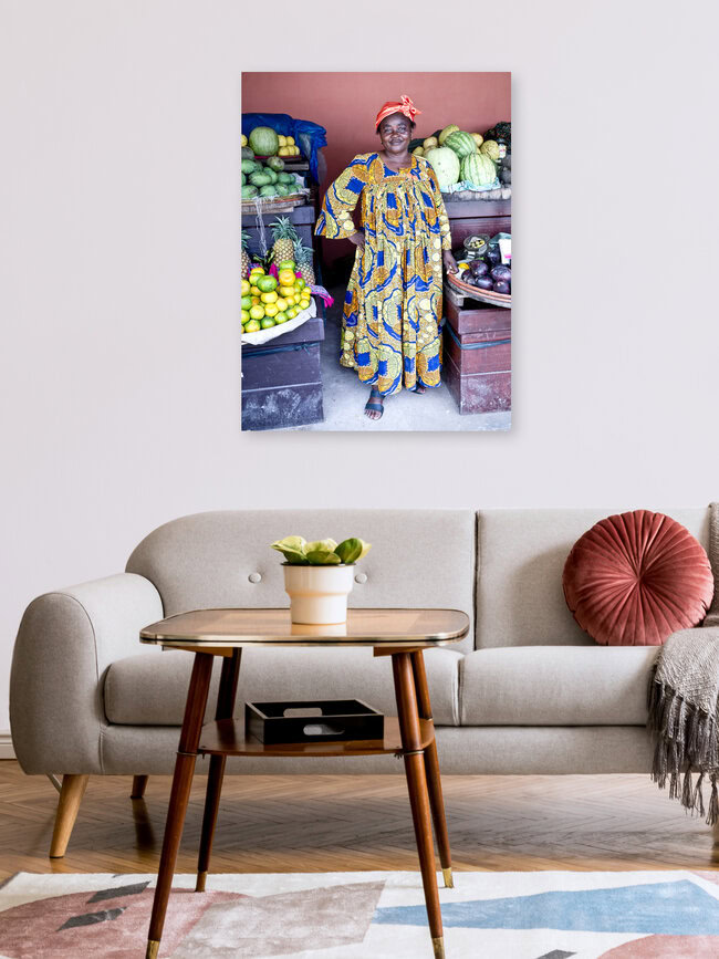 Anna, Yaoundé / Kamerun, Cameroon – wall art by Anna Kress as Poster or Acrylic Glass Print