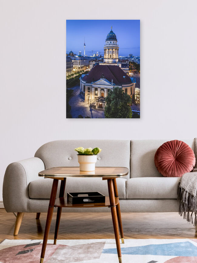 Französischer Dom Berlin, Deutschland – Fotokunst von Ronny Behnert als Poster oder Acrylglasbild