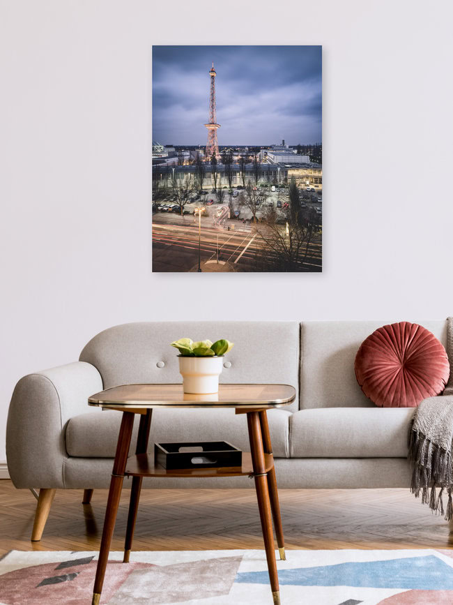 Messegelände Funkturm Berlin, Deutschland – Fotokunst von Ronny Behnert als Poster oder Acrylglasbild