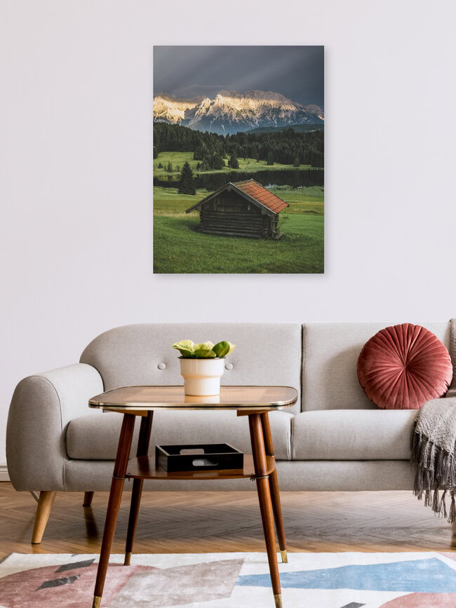 Cabin with a View, Germany – wall art by Gergo Kazsimer as Poster or Acrylic Glass Print