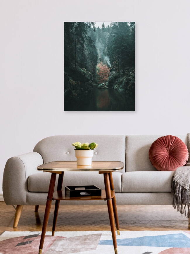 Cozy Cabin Vibes, Czech Republic – wall art by Luca Jaenichen as Poster or Acrylic Glass Print