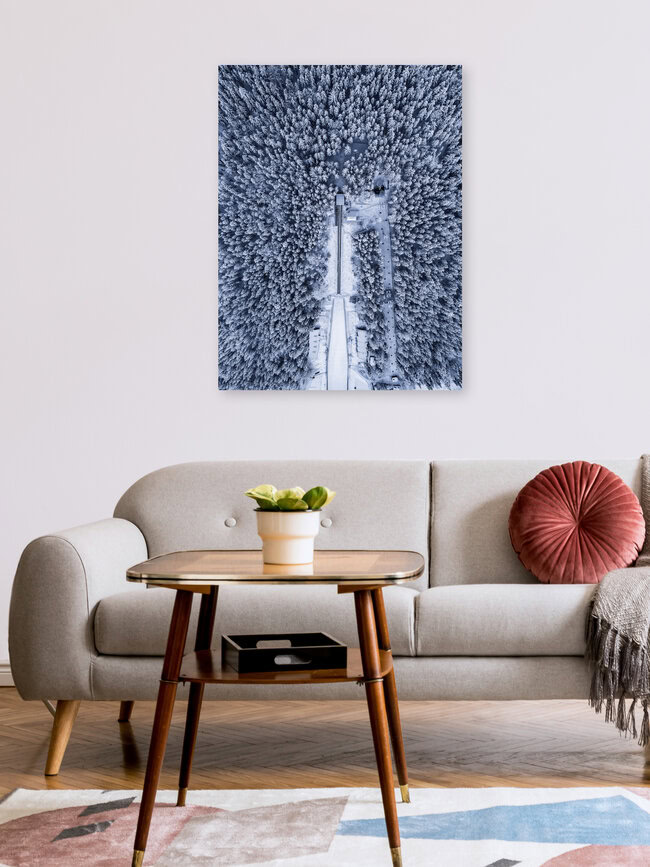 Top of Ski Jumping Hill, Poland – wall art by Konrad Paruch as Poster or Acrylic Glass Print