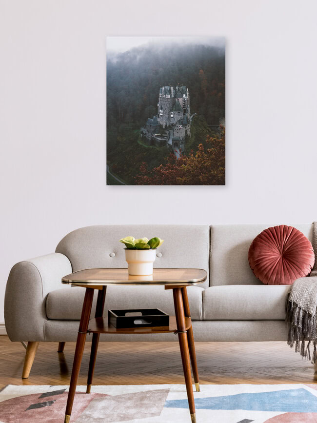 A Castle On The Hill, Deutschland – Fotokunst von Quentin Strohmeier als Poster oder Acrylglasbild