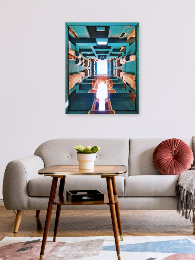 Walden 7 lookup, Spain – wall art by Roc Isern as Poster or Acrylic Glass Print