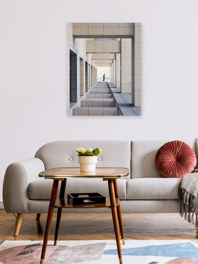 Vanishing point, Spanien – Fotokunst von Roc Isern als Poster oder Acrylglasbild