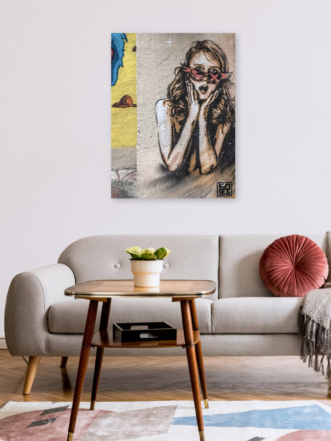 Marseille Grafitti III, France – wall art by Michael Schulz-dostal as Poster or Acrylic Glass Print