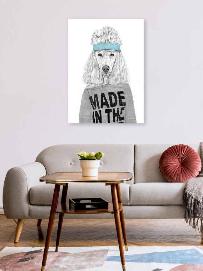 Wandbild '80's bitch' – Kunst von Balazs Solti als Poster oder Acrylglasbild