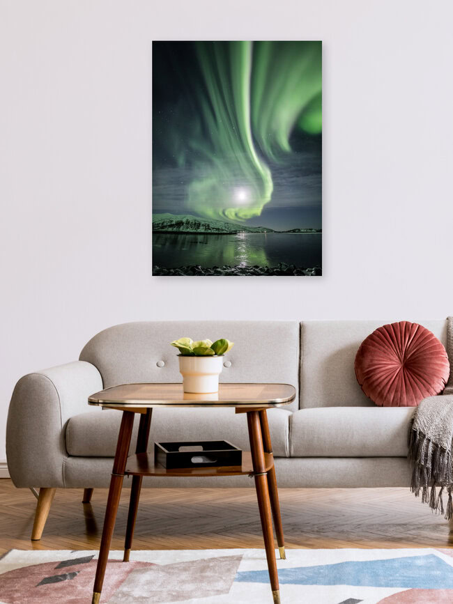 The Moondance, Norway – wall art by Sebastian Worm as Poster or Acrylic Glass Print
