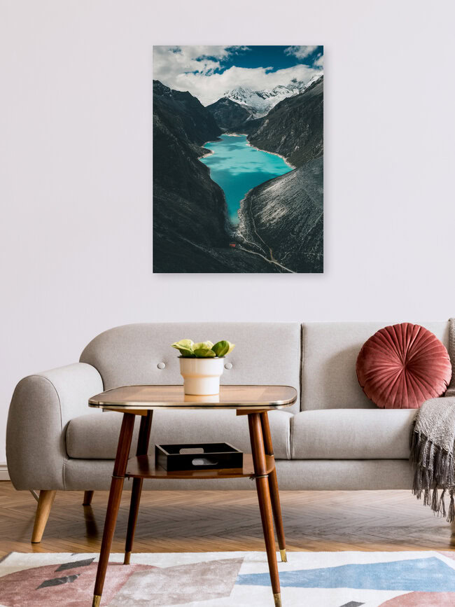 Laguna Paron from a Condor's point of view, Peru – wall art by Ueli Frischknecht as Poster or Acrylic Glass Print