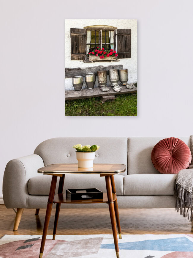Idylle auf der Alm, Deutschland – Fotokunst von Christine Wawra als Poster oder Acrylglasbild