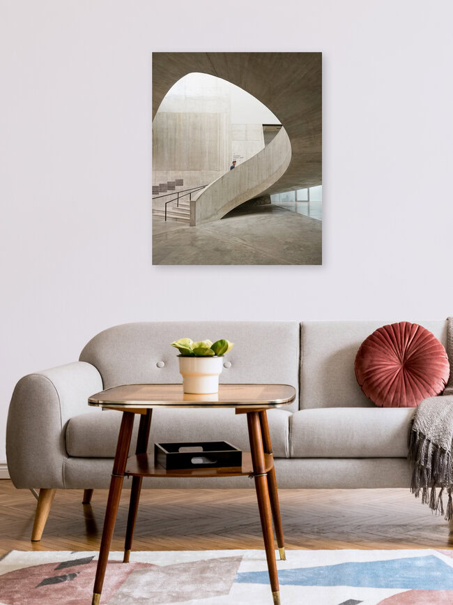 Concrete Staircase, United Kingdom – wall art by Oliver Matziol as Poster or Acrylic Glass Print