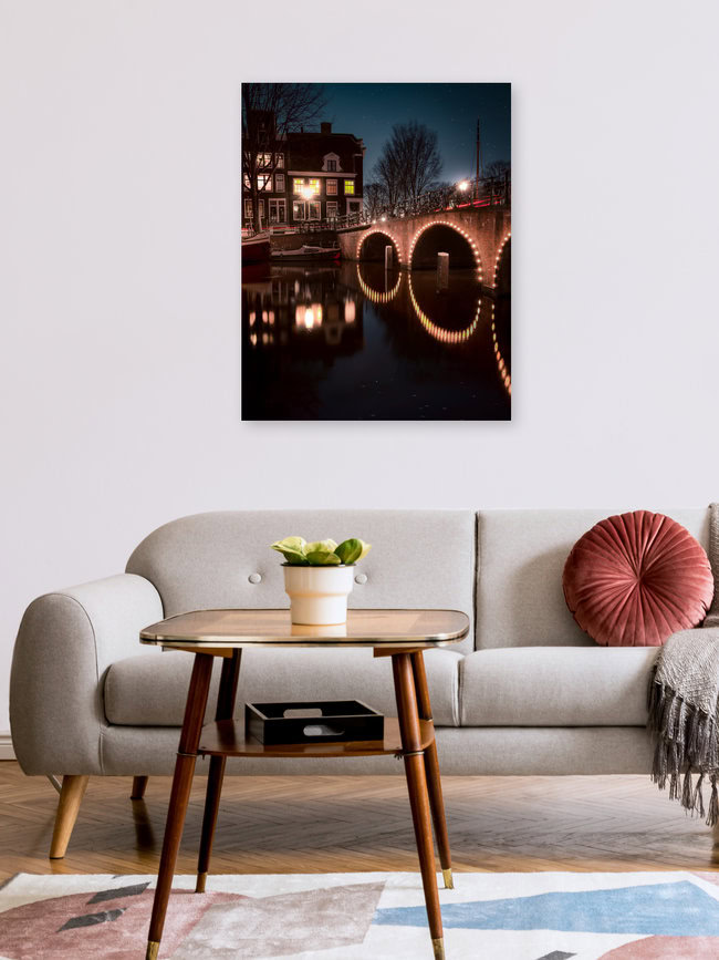 Amsterdam lights, Netherlands – wall art by Vincenzo Romano as Poster or Acrylic Glass Print