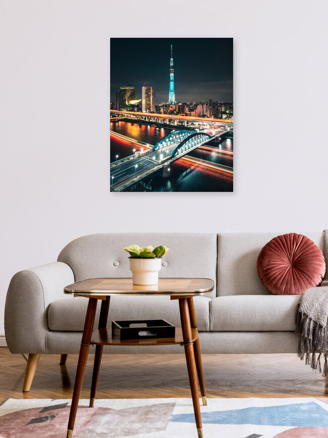 Tokyo Skytree, Japan – Fotokunst von Dimitri Luft als Poster oder Acrylglasbild
