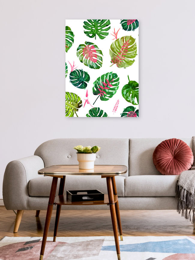 Wandbild 'Quality time with my cheetahs illustration/watercolor painting' – Kunst von Uma Gokhale als Poster oder Acrylglasbild