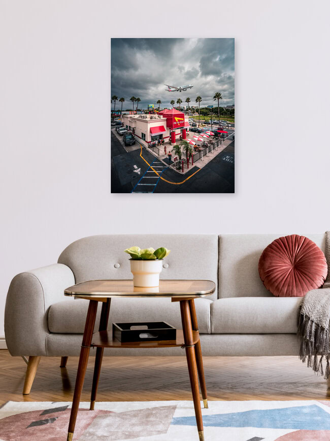 in n out, United States – wall art by Dimitri Luft as Poster or Acrylic Glass Print