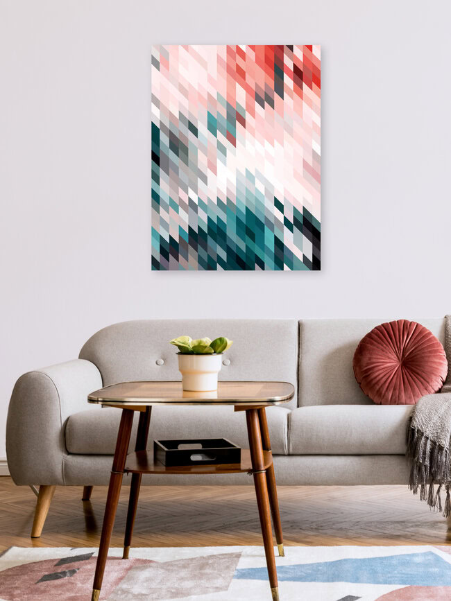 Wandbild 'Dark & Blush' – Kunst von Uma Gokhale als Poster oder Acrylglasbild