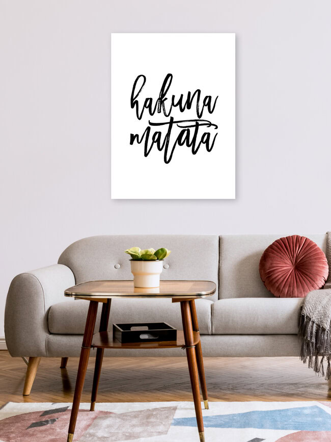 Wandbild 'Hakuna Matata No2' – Kunst von Vivid Atelier als Poster oder Acrylglasbild