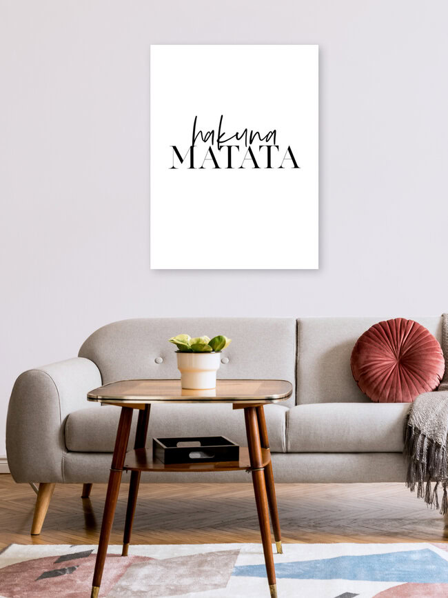 Wandbild 'Hakuna Matata No2' – Kunst von Vivid Atelier als Poster oder Acrylglasbild