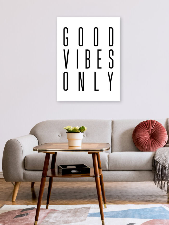 'Good Vibes Only No6' – Wall Art by Vivid Atelier as Poster or Acrylic Glass Print
