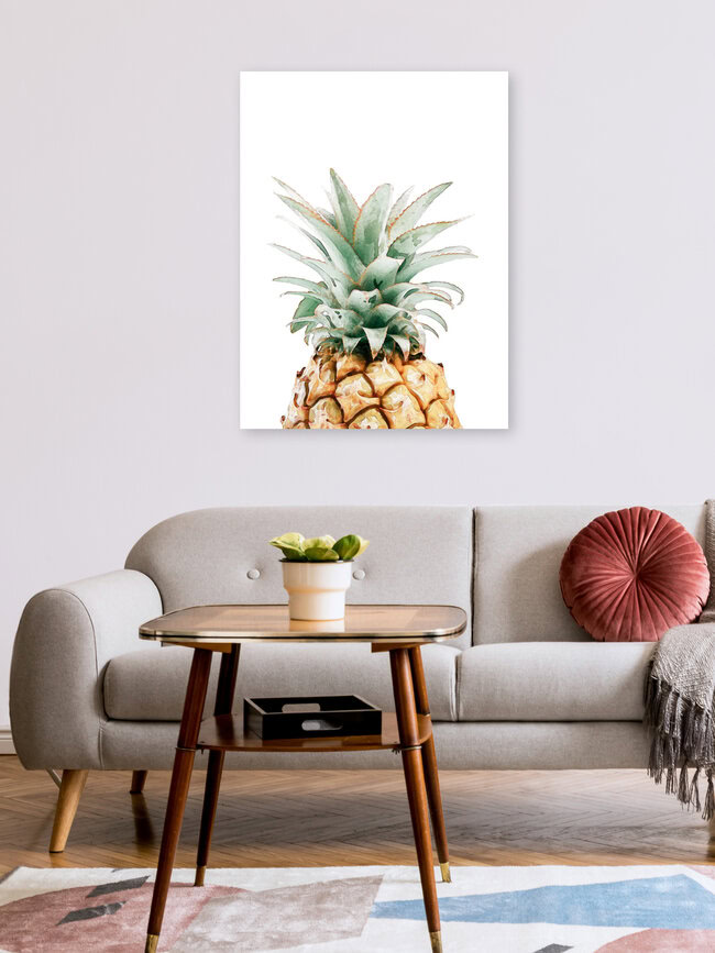 Watercolor Pineapple, United Kingdom – wall art by Vivid Atelier as Poster or Acrylic Glass Print