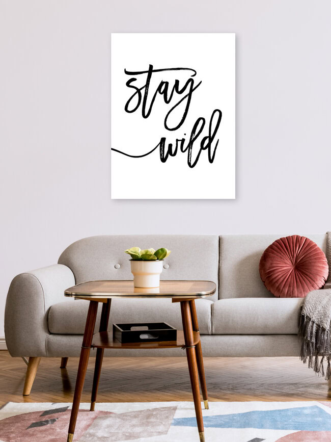 Wandbild 'Stay Wild' – Kunst von Vivid Atelier als Poster oder Acrylglasbild