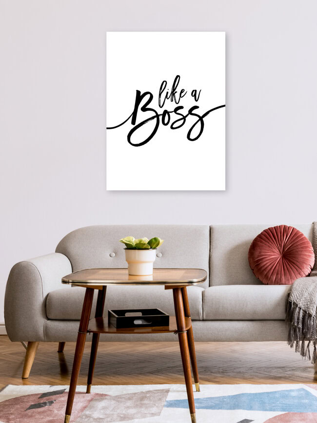 Wandbild 'Like a Boss' – Kunst von Vivid Atelier als Poster oder Acrylglasbild