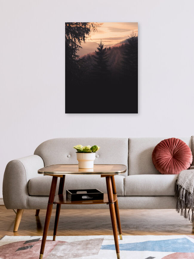 Sun burst, Großbritannien – Fotokunst von Ashley Groom als Poster oder Acrylglasbild