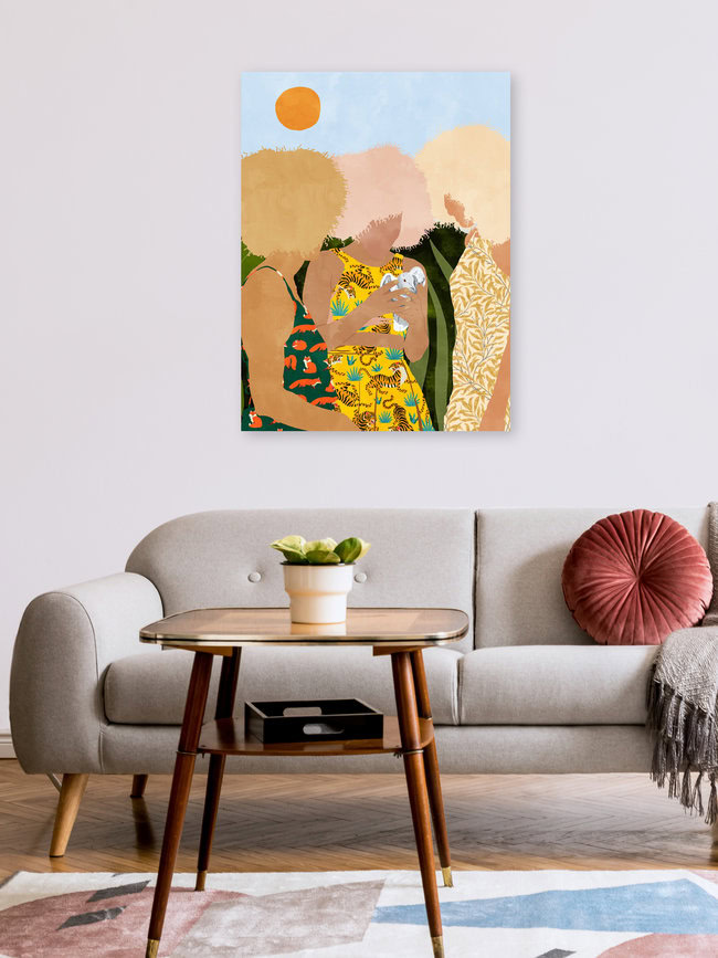 Wandbild 'Nature Lovers' – Kunst von Uma Gokhale als Poster oder Acrylglasbild