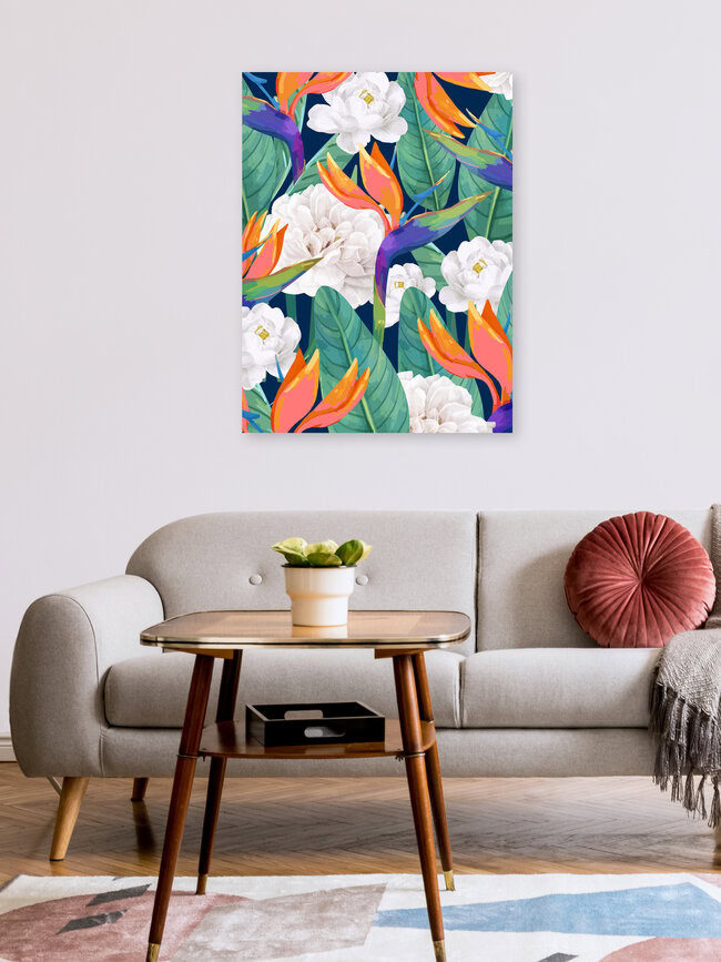 Wandbild 'Just Another Day in Paradise' – Kunst von Uma Gokhale als Poster oder Acrylglasbild