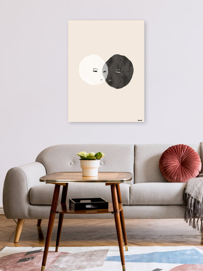 'Me and you' – Wall Art by Marika Grimaldi as Poster or Acrylic Glass Print