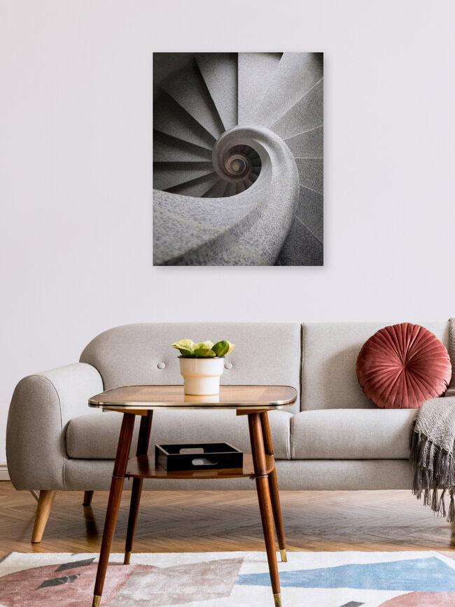 Stone swirl, Spanien – Fotokunst von Roc Isern als Poster oder Acrylglasbild