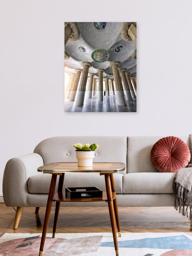 Maze of columns, Spanien – Fotokunst von Roc Isern als Poster oder Acrylglasbild