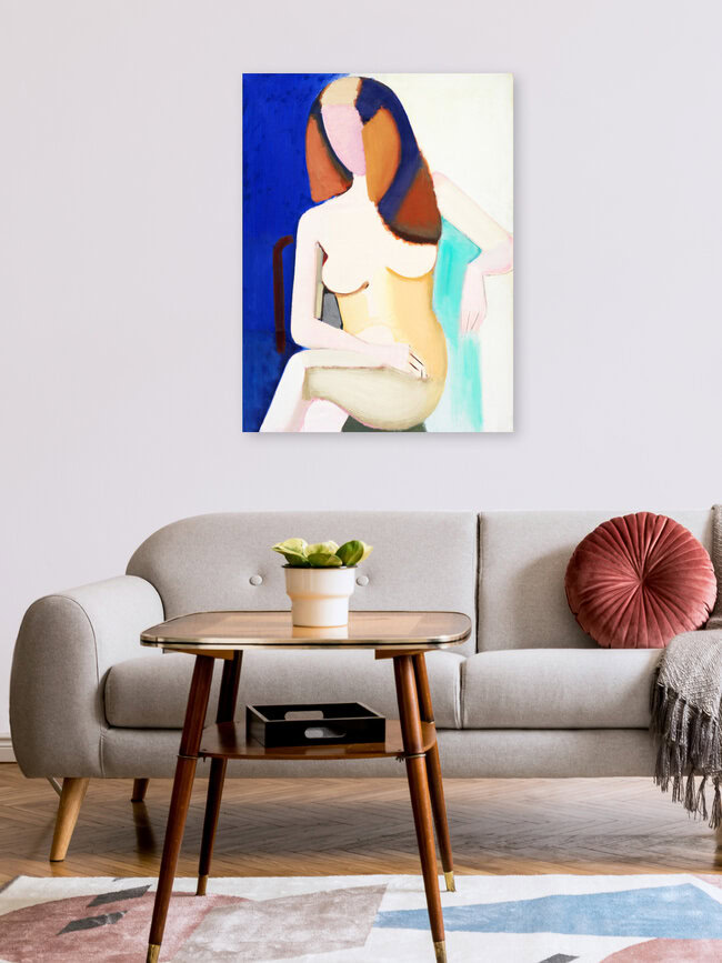 Wandbild 'Vilhelm Lundstrøm: Seated Female Nude' – Kunst von Art Classics als Poster oder Acrylglasbild