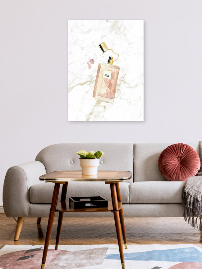 Wandbild 'Iconic Perfume Love' – Kunst von Christina Wolff als Poster oder Acrylglasbild