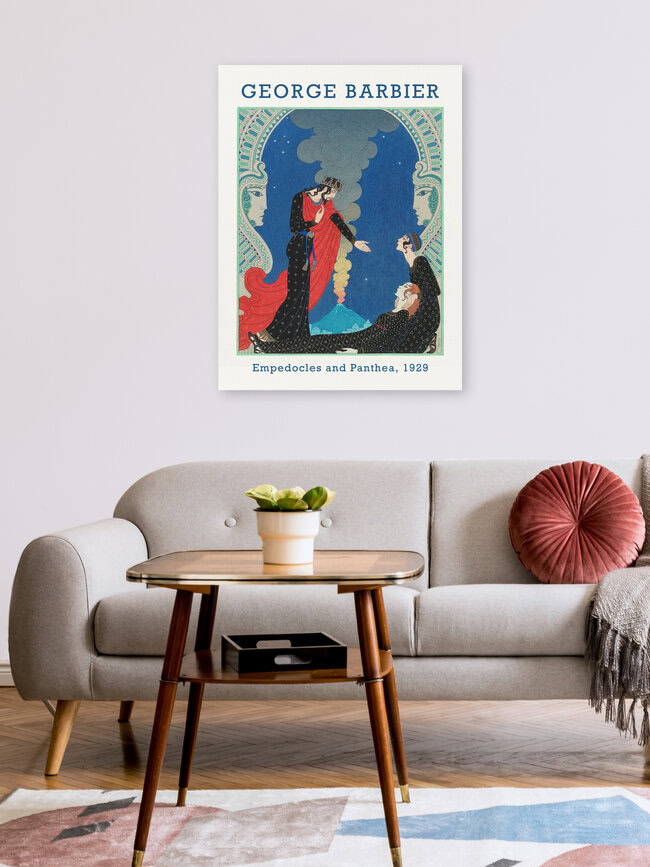 Wandbild 'Empedocles und Panthea von George Barbier' – Kunst von Art Classics als Poster oder Acrylglasbild