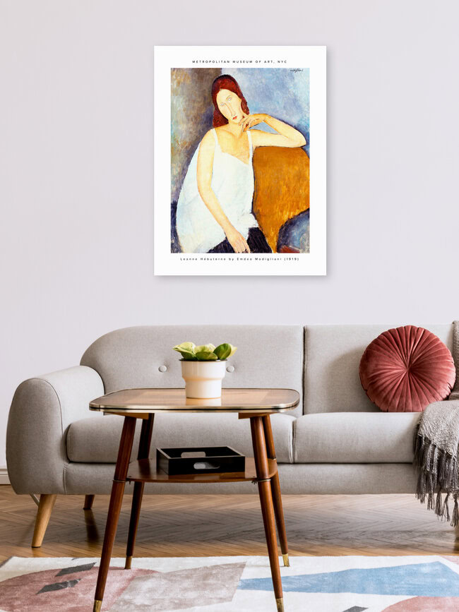 Wandbild 'Amedeo Modigliani: Jeanne Hébuterne' – Kunst von Art Classics als Poster oder Acrylglasbild
