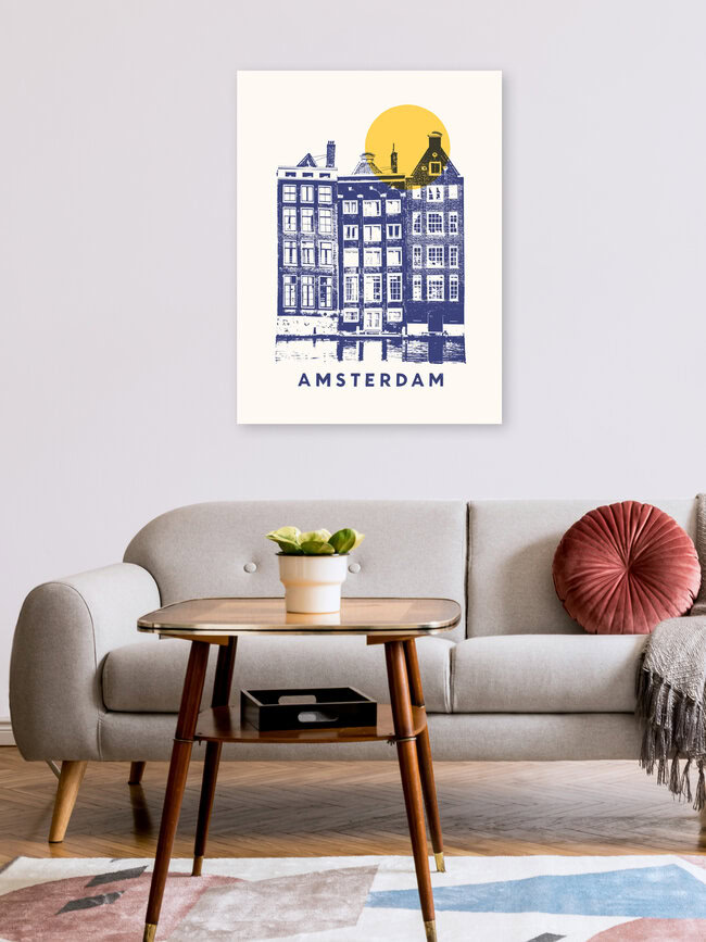 Wandbild 'Amsterdam' – Kunst von Florent Bodart als Poster oder Acrylglasbild