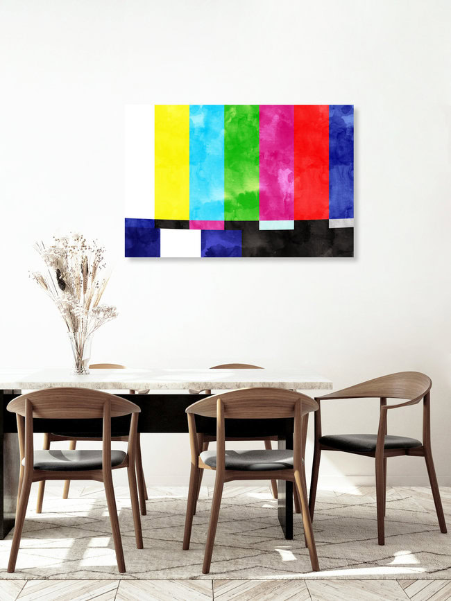 'No Signal' – Wall Art by Uma Gokhale as Poster or Acrylic Glass Print