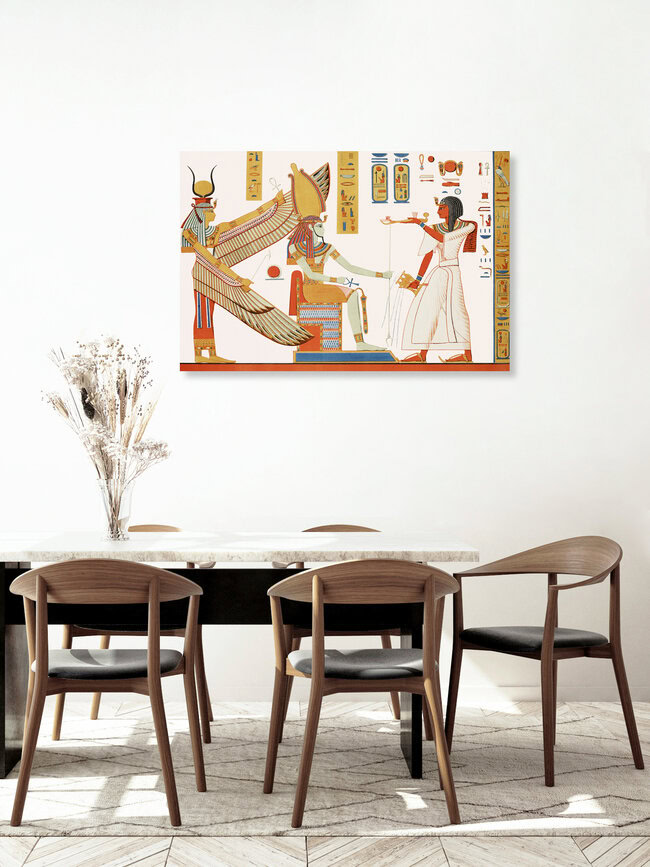 Wandbild 'Gemälde aus dem Grab von Ramses IV' – Kunst von Vintage Collection als Poster oder Acrylglasbild