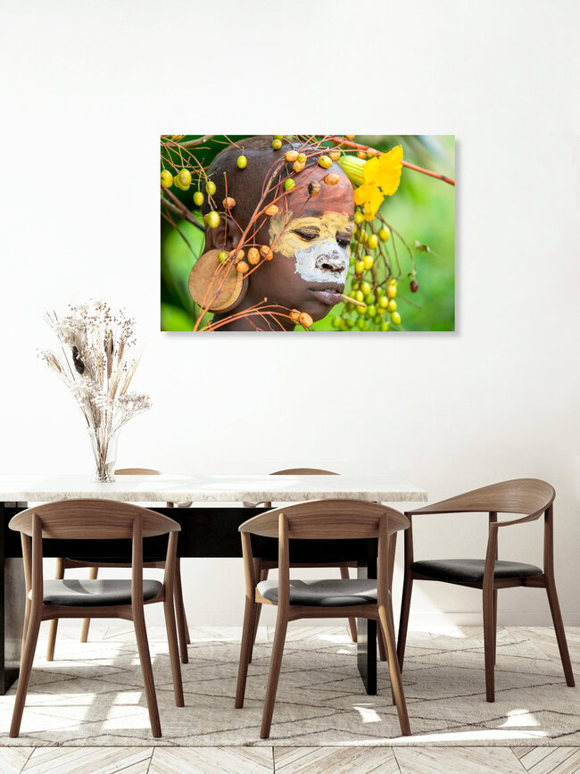 Suri Suri, Äthiopien – Fotokunst von Miro May als Poster oder Acrylglasbild