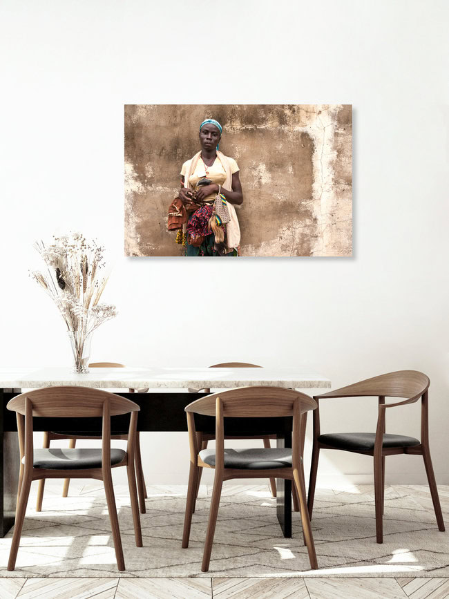 “Bila” dancer - Kumbungu village,    Northern Region  , Ghana – Fotokunst von Lucía Arias Ballesteros als Poster oder Acrylglasbild