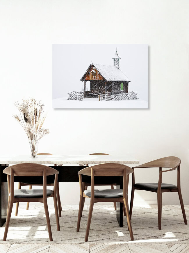 Winter at the Alps of Austria, Austria – wall art by Johannes Netzer as Poster or Acrylic Glass Print
