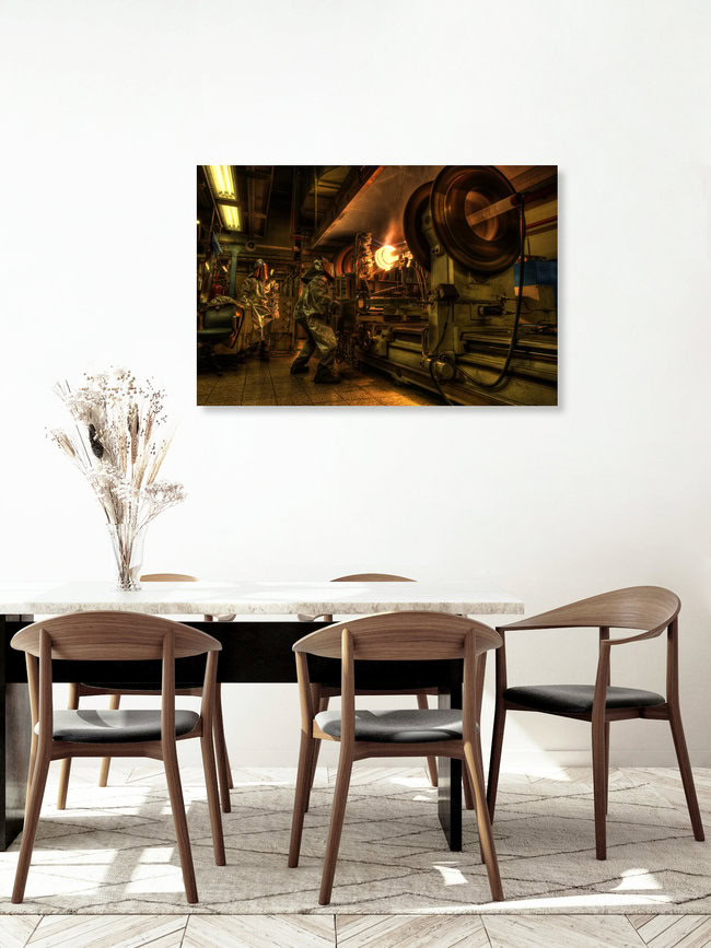 Working men, Deutschland – Fotokunst von Jan Glebinski als Poster oder Acrylglasbild