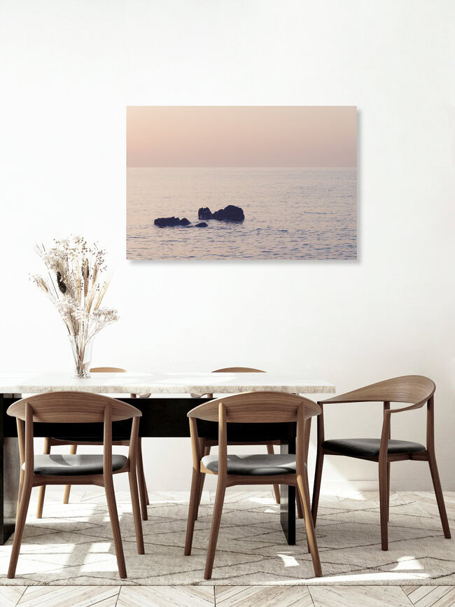 Rocks in the water, Italy – wall art by Photolovers . as Poster or Acrylic Glass Print
